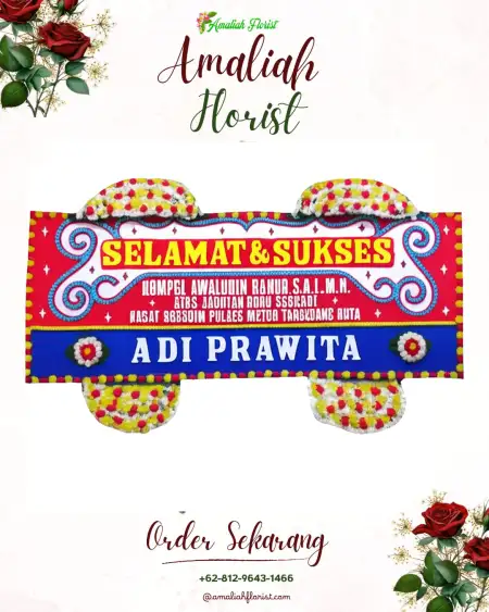 Papan Bunga Ucapan Selamat Senapelan